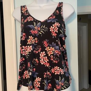 american eagle floral tank top
